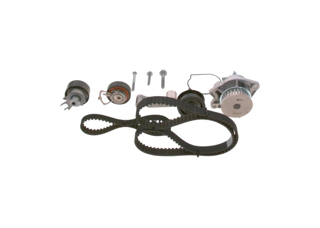 Pompe à eau + kit de courroie de distribution (Kit courroie de distribution) BOSCH ref. 1 987 948 886