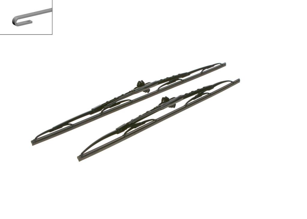 Balai d'essuie-glace (Essuie glace) BOSCH 725 - ref. 3 397 001 725