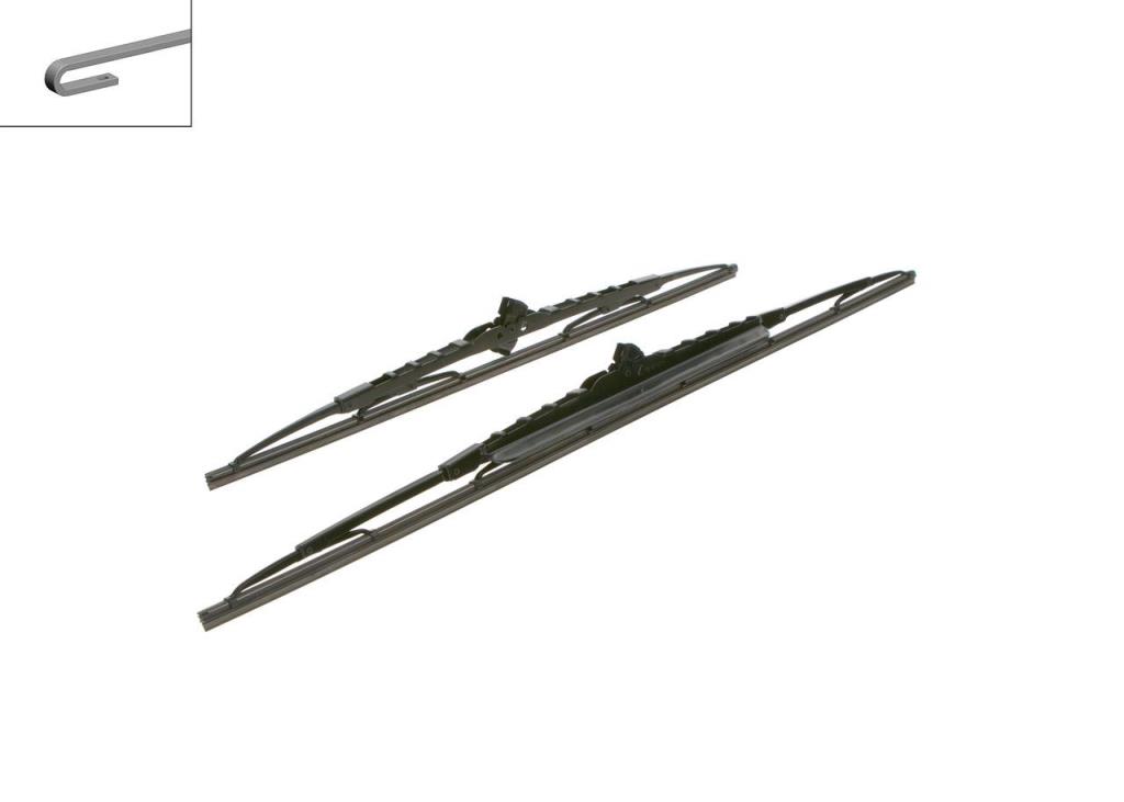 Balai d'essuie-glace (Essuie glace) BOSCH 813 S - ref. 3 397 001 813