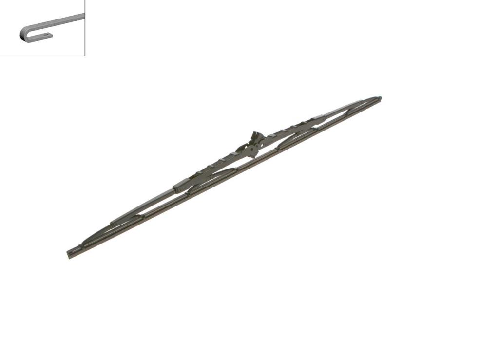 Balai d'essuie-glace (Essuie glace) BOSCH 650 U - ref. 3 397 004 587
