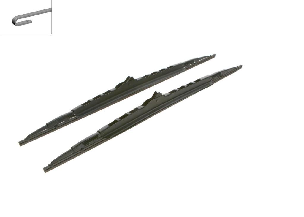 Balai d'essuie-glace (Essuie glace) BOSCH 046 S - ref. 3 397 005 046