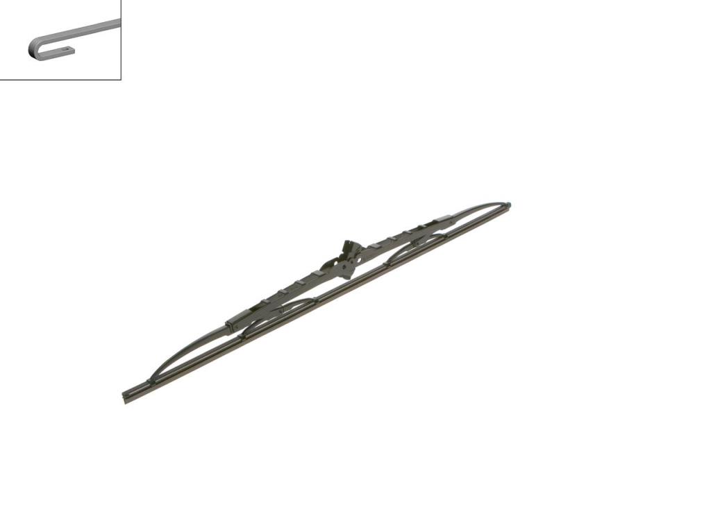 Balai d'essuie-glace (Essuie glace) BOSCH N 55 - ref. 3 397 018 965