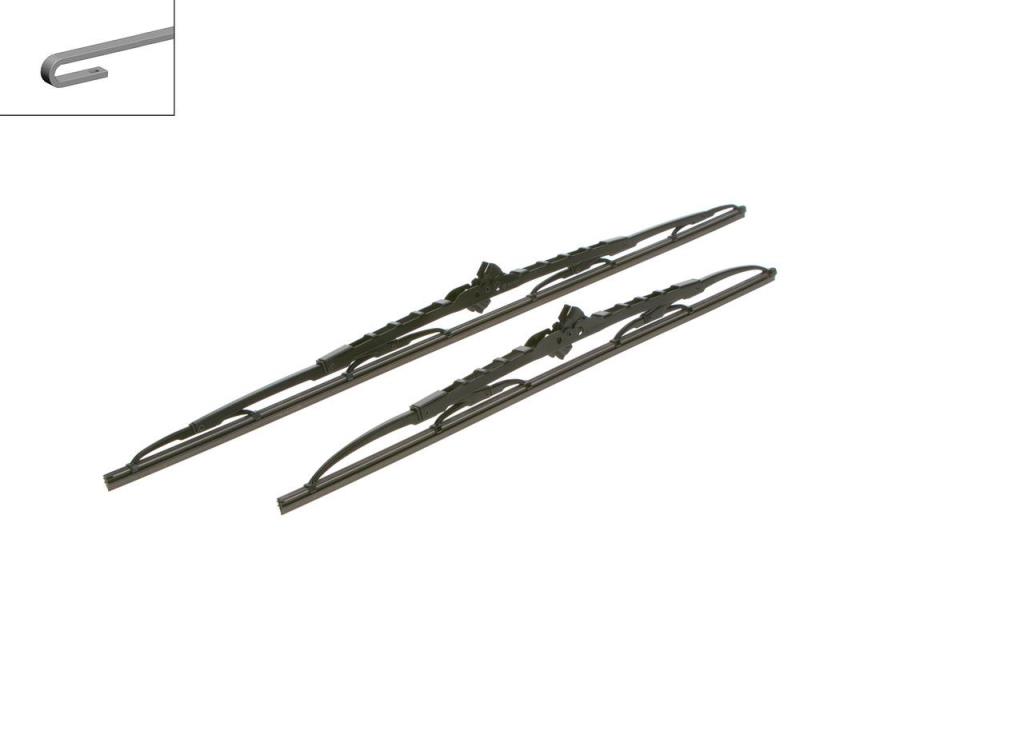 Balai d'essuie-glace (Essuie glace) BOSCH 701 - ref. 3 397 118 202