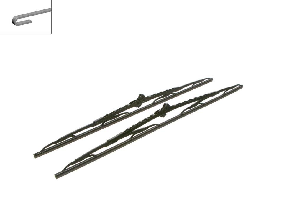Balai d'essuie-glace (Essuie glace) BOSCH 702 - ref. 3 397 118 203