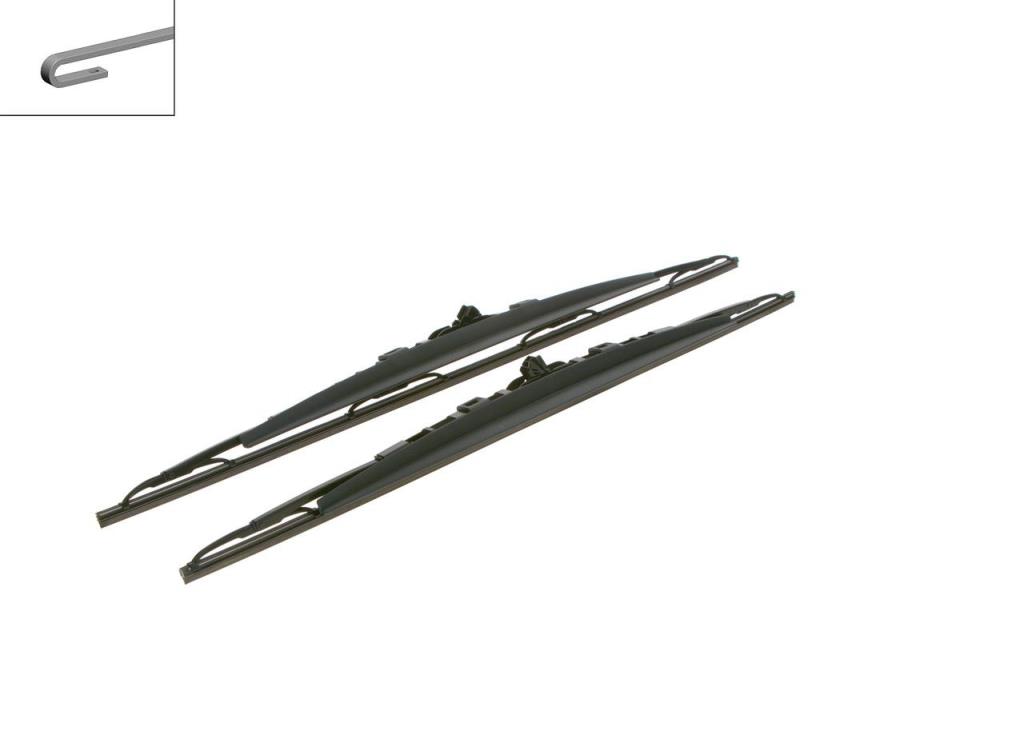 Balai d'essuie-glace (Essuie glace) BOSCH 702 S - ref. 3 397 118 204