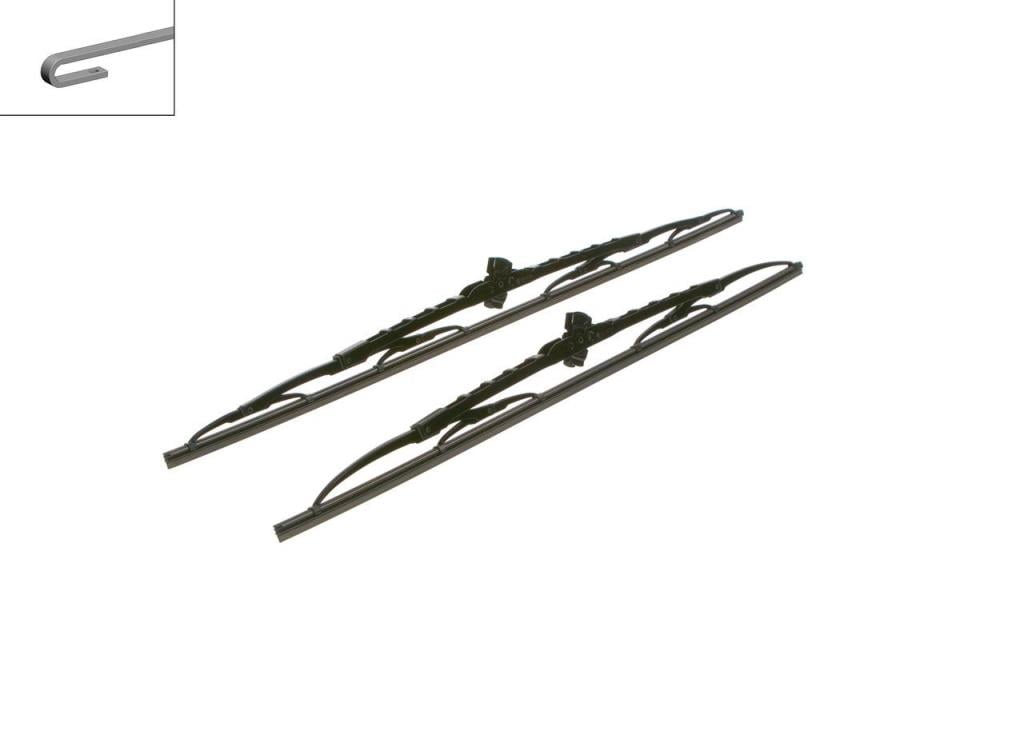 Balai d'essuie-glace (Essuie glace) BOSCH 608 - ref. 3 397 118 307