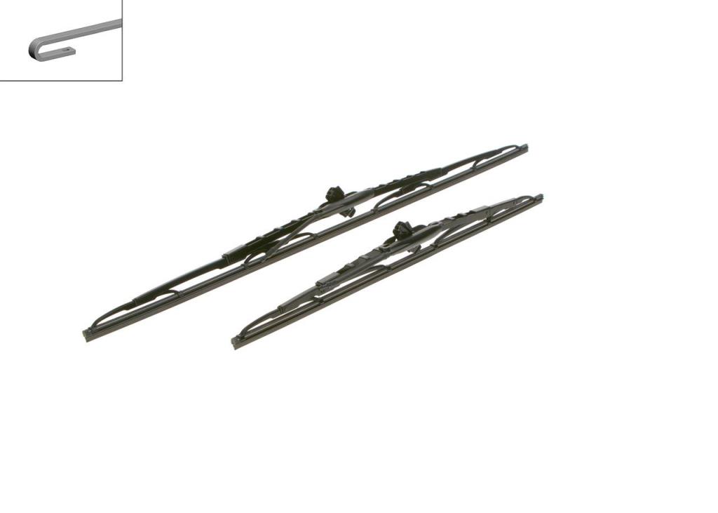 Balai d'essuie-glace (Essuie glace) BOSCH 651 - ref. 3 397 118 321