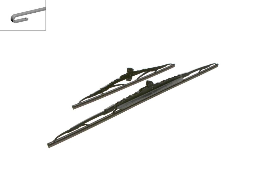 Balai d'essuie-glace (Essuie glace) BOSCH 653 S - ref. 3 397 118 325