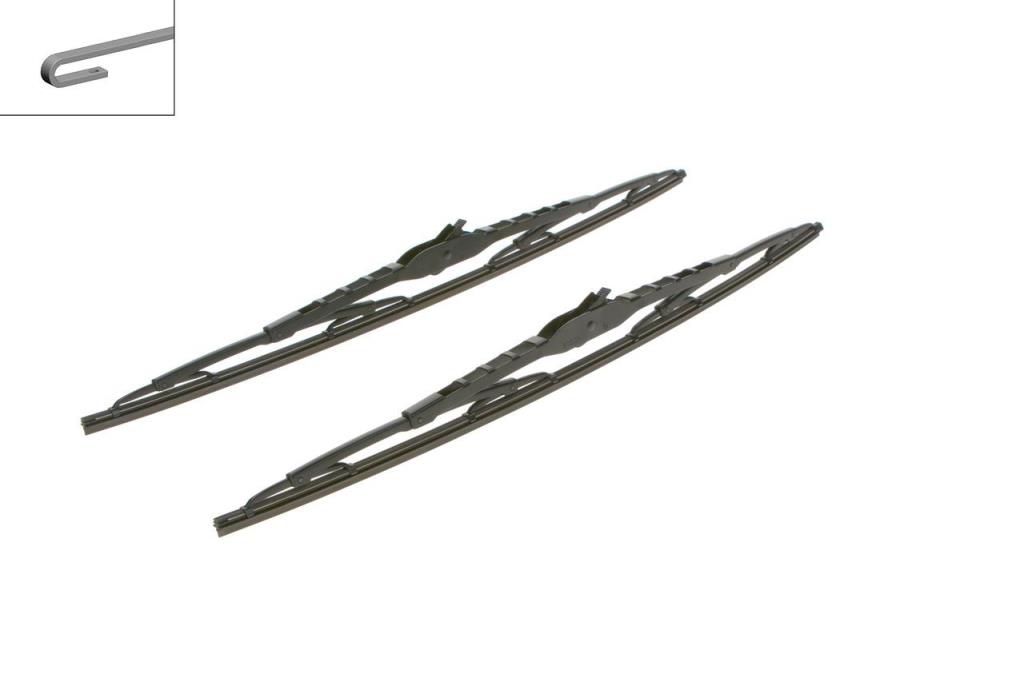 Balai d'essuie-glace (Essuie glace) BOSCH 408 - ref. 3 397 118 408