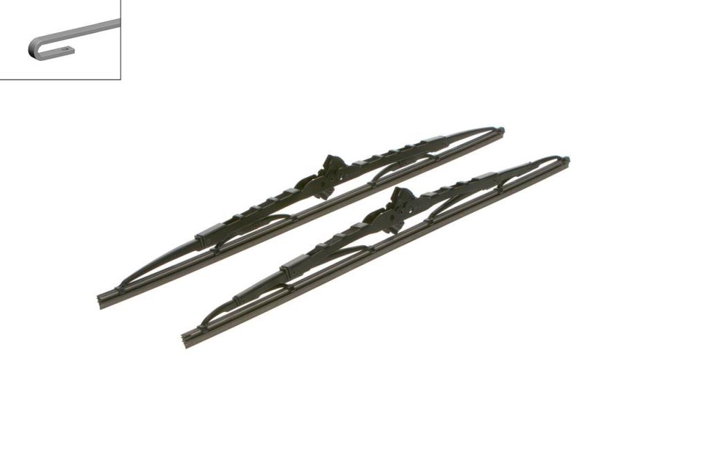 Balai d'essuie-glace (Essuie glace) BOSCH 481 - ref. 3 397 118 542