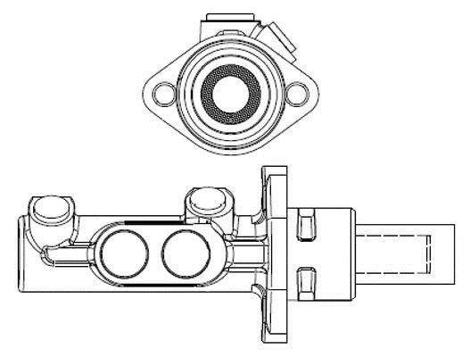Butée hydraulique Coupé