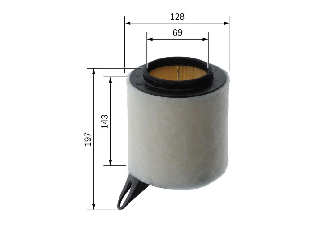 Filtre à air BOSCH ref. F 026 400 095