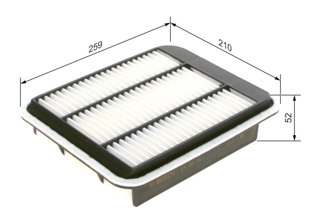 Filtro de ar BOSCH F 026 400 208