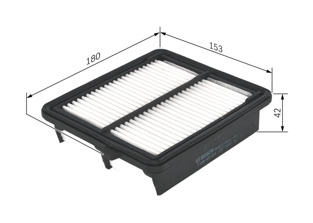 Filtre à air BOSCH ref. F 026 400 224