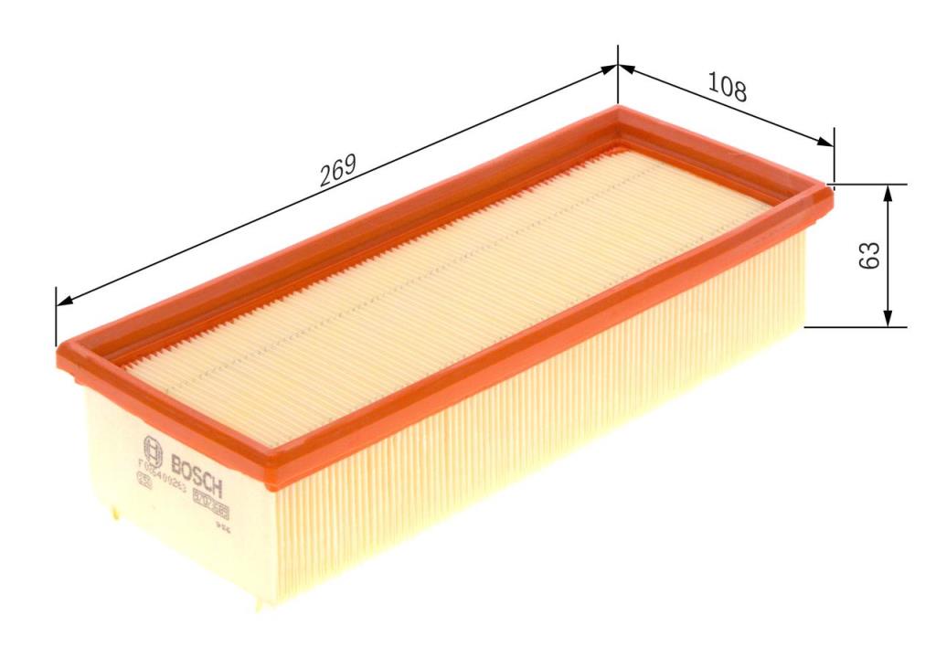 Filtro de ar BOSCH ref. F 026 400 263