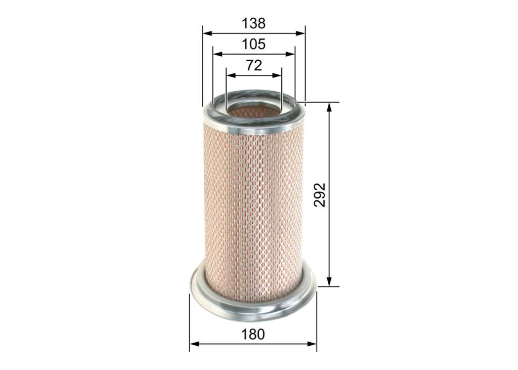 Filtre à air BOSCH ref. F 026 400 281