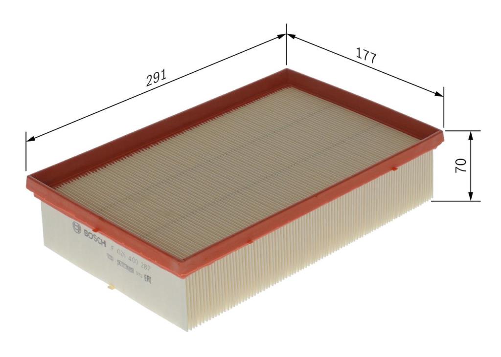 Filtro de ar BOSCH ref. F 026 400 287