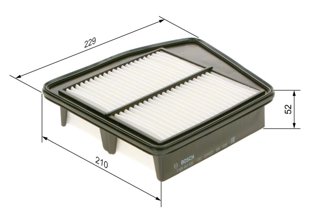 Filtro de aire (de coche) BOSCH ref. F 026 400 328