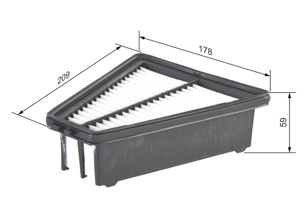 Filtre à air BOSCH ref. F 026 400 417