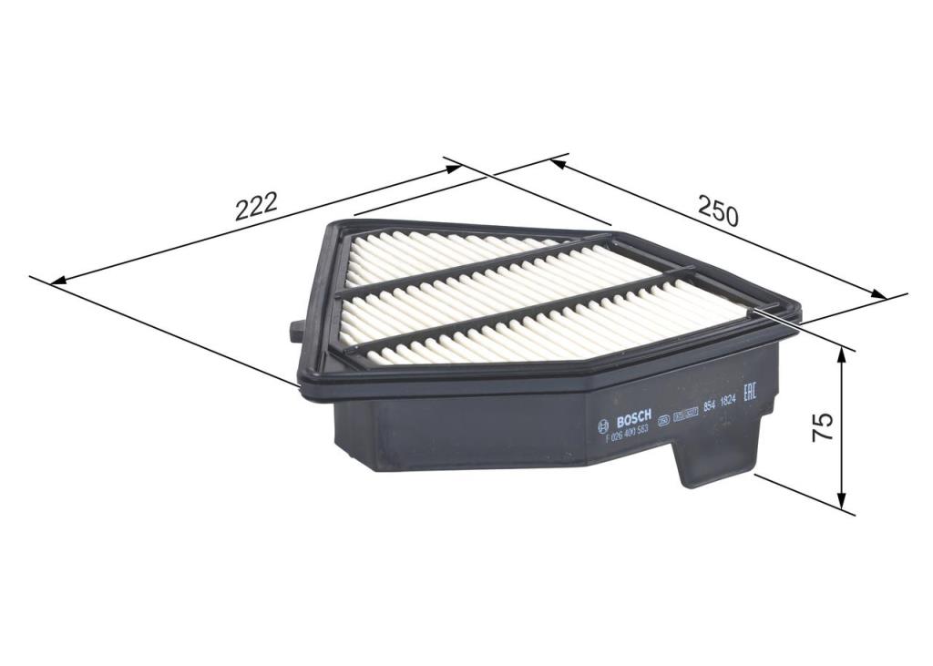 Filtre à air BOSCH ref. F 026 400 583