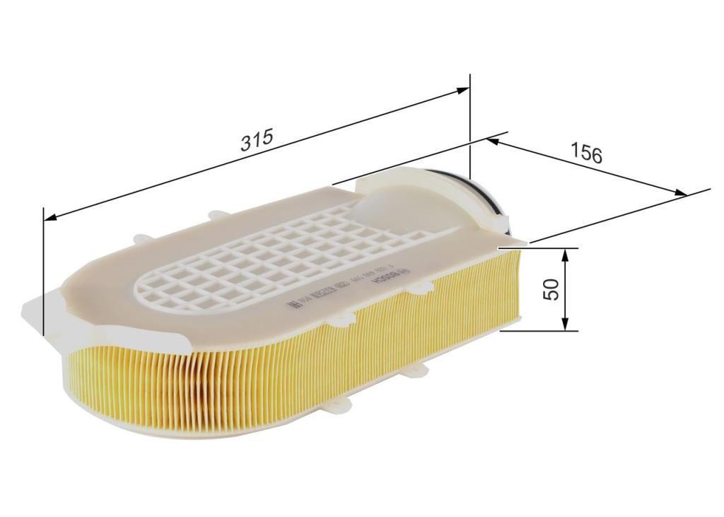 Filtre à air BOSCH ref. F 026 400 599