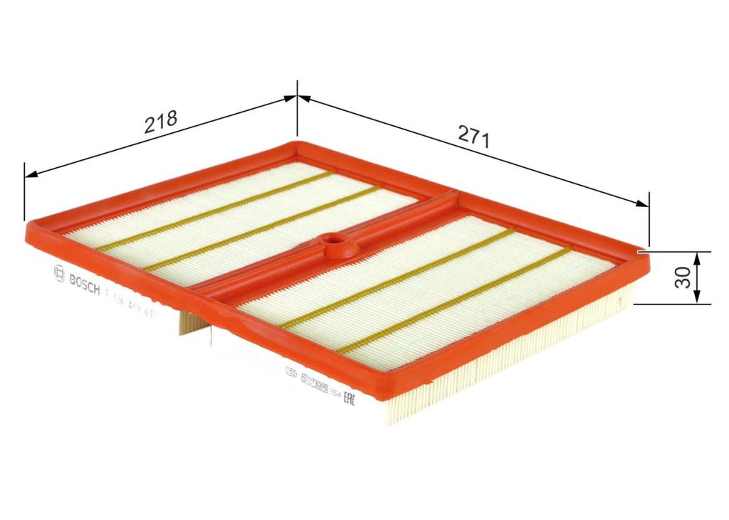 Filtro de aire (de coche) BOSCH ref. F 026 400 611