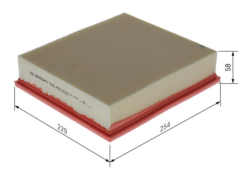 Filtre à air BOSCH ref. F 026 400 623