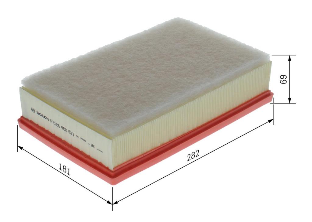 Filtre à air BOSCH ref. F 026 400 671