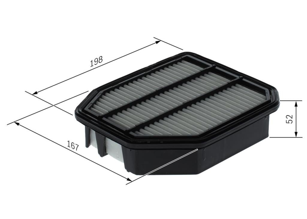 Filtre à air BOSCH ref. F 026 400 711