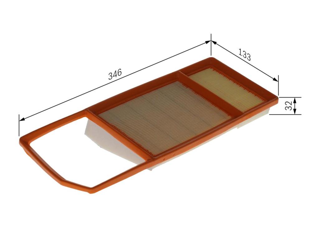 Filtro de aire (de coche) BOSCH ref. F 026 400 714