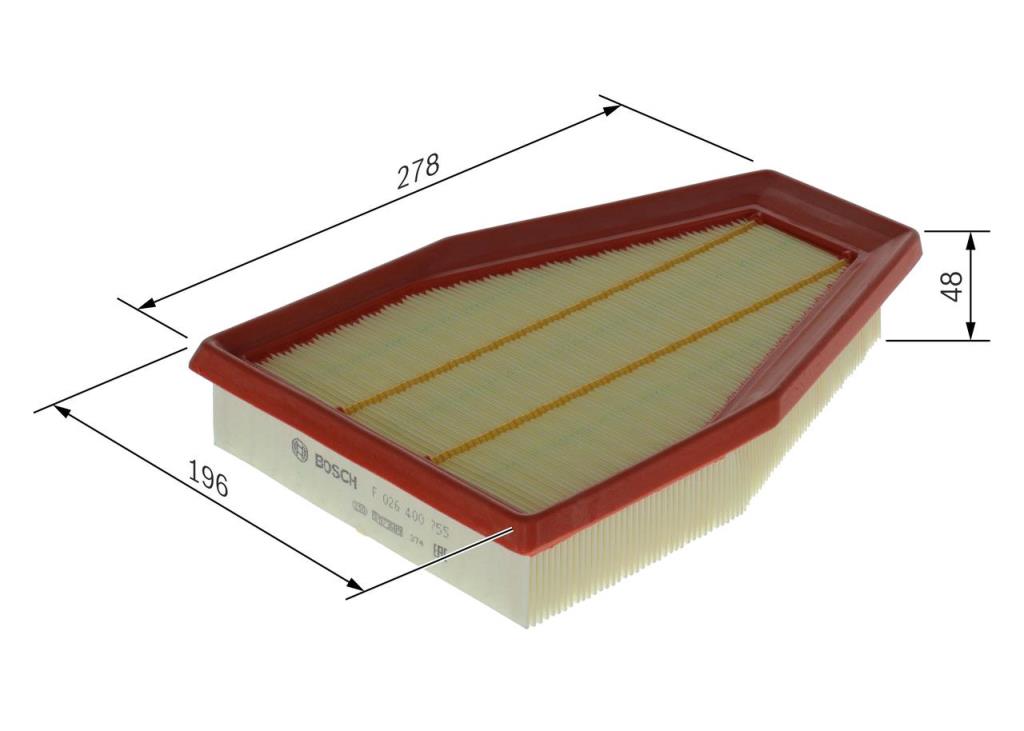Filtre à air BOSCH ref. F 026 400 755