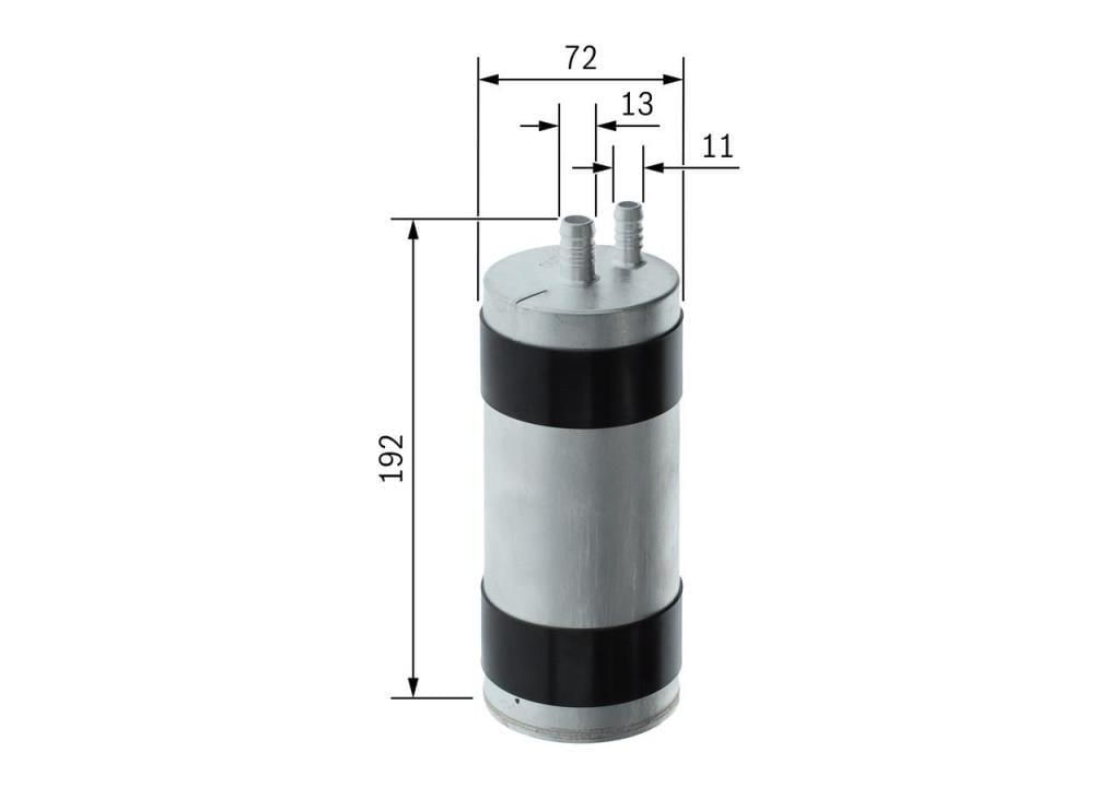 Filtre à carburant (Filtre à gasoil) BOSCH ref. F 026 402 144