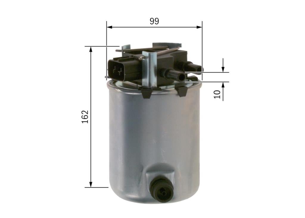 Filtre à carburant (Filtre à gasoil) BOSCH ref. F 026 402 201