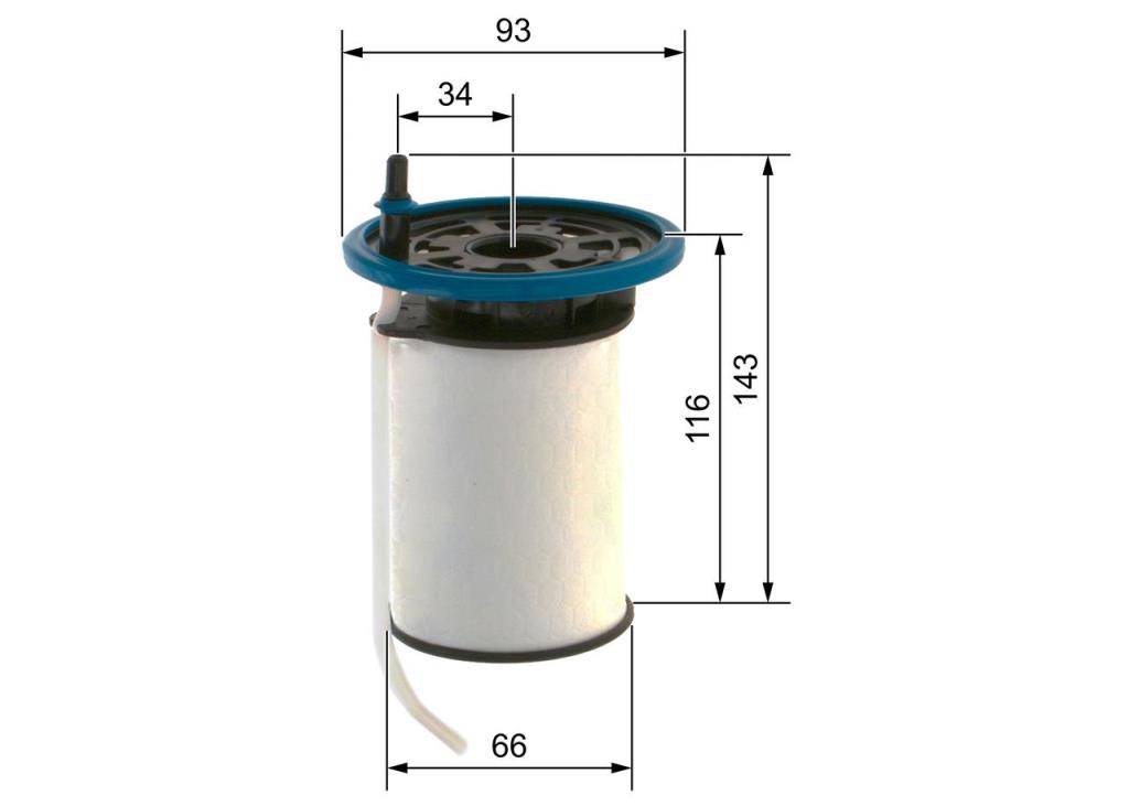 Filtre à carburant (Filtre à gasoil) BOSCH ref. F 026 402 212