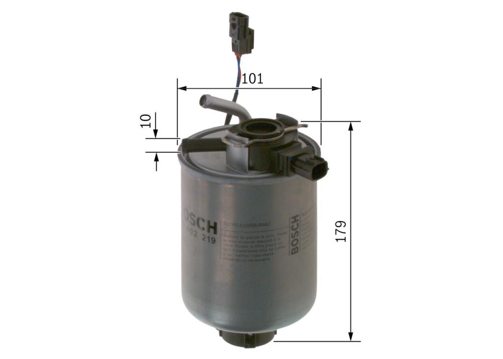 Filtre à carburant (Filtre à gasoil) BOSCH ref. F 026 402 219