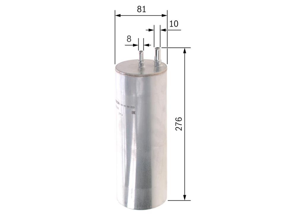 Filtre à carburant (Filtre à gasoil) BOSCH ref. F 026 402 220