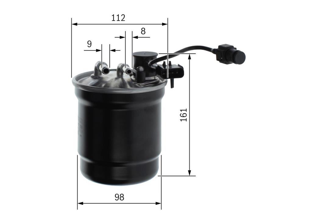 Filtre à carburant (Filtre à gasoil) BOSCH ref. F 026 402 280