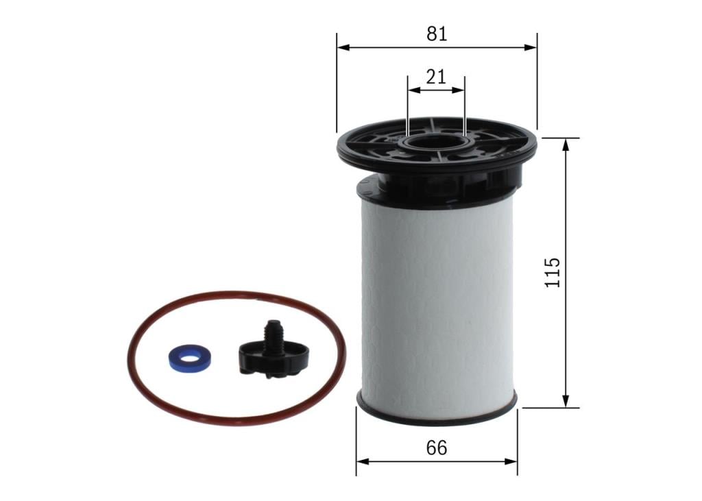 Filtre à carburant (Filtre à gasoil) BOSCH ref. F 026 402 284