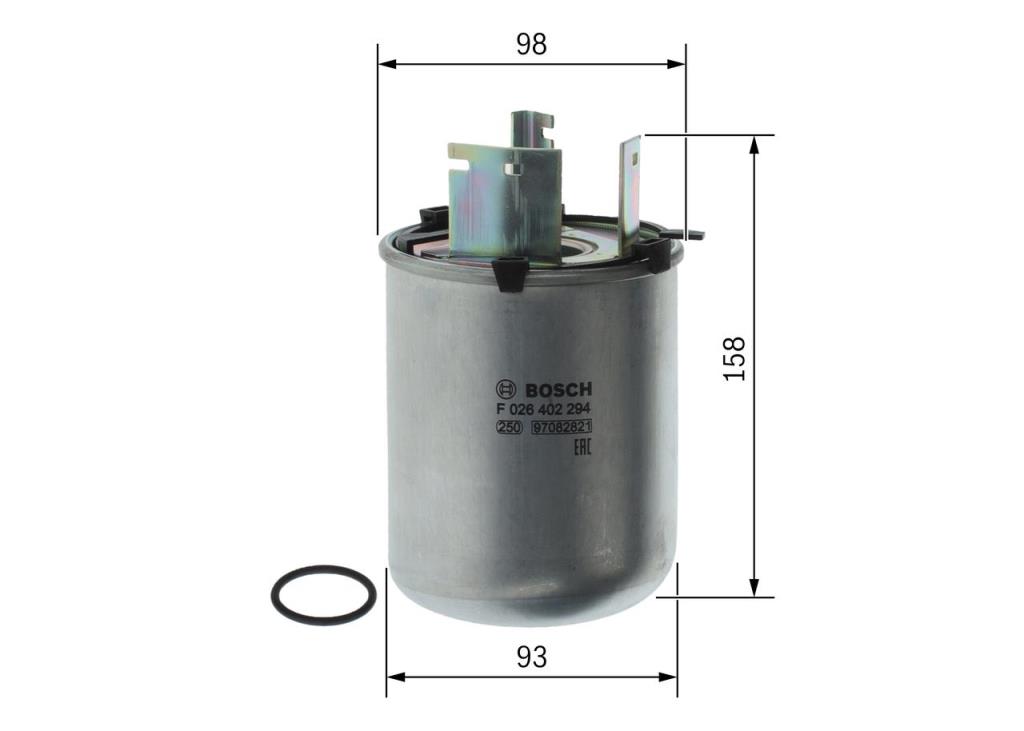 Filtre à carburant (Filtre à gasoil) BOSCH ref. F 026 402 294
