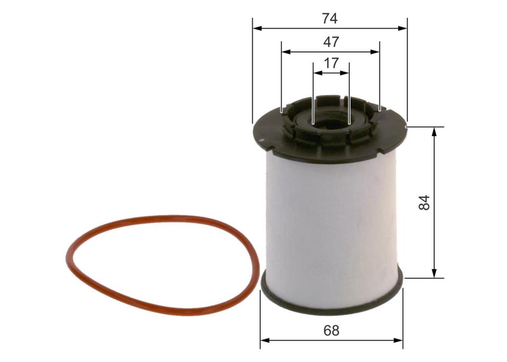 Filtre à carburant (Filtre à gasoil) BOSCH ref. F 026 402 356