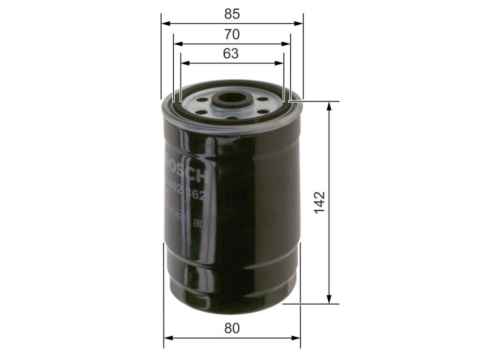 Filtre à carburant (Filtre à gasoil) BOSCH ref. F 026 402 362