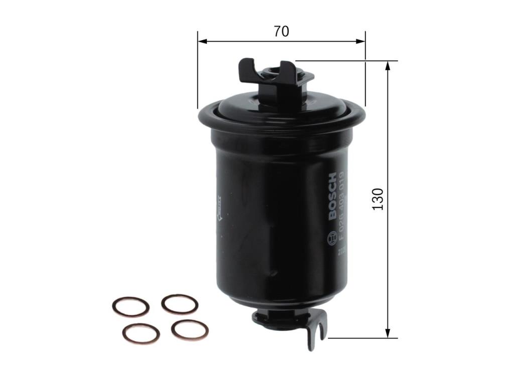 Filtre à carburant (Filtre à gasoil) BOSCH ref. F 026 403 019