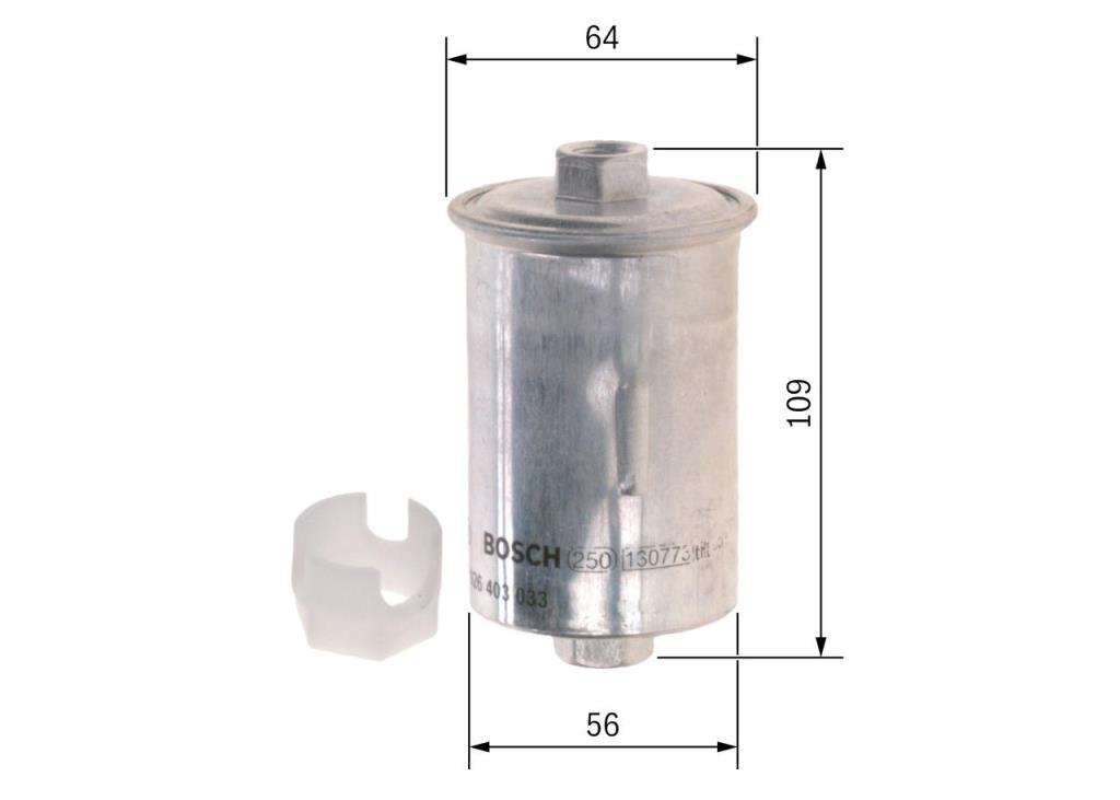 Filtre à carburant (Filtre à gasoil) BOSCH ref. F 026 403 033