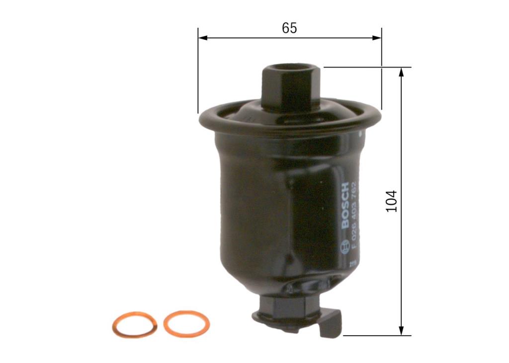 Filtre à carburant (Filtre à gasoil) BOSCH ref. F 026 403 762