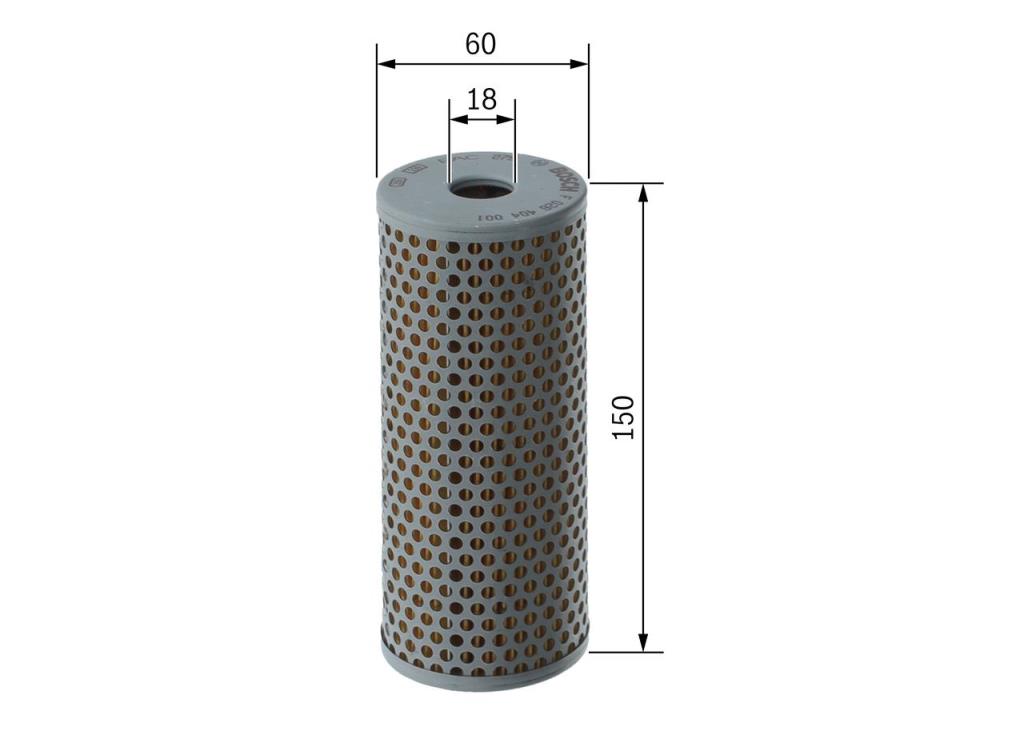 Filtre hydraulique, direction BOSCH ref. F 026 404 001