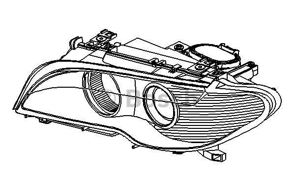Phare avant (Projecteur principal) BOSCH 0 301 209 604