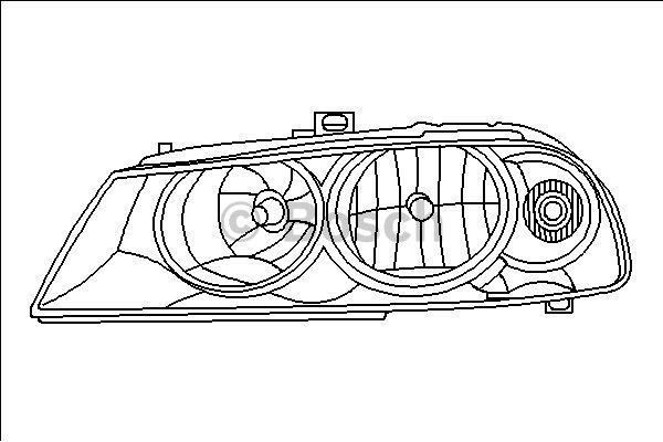 Phare avant (Projecteur principal) BOSCH 0 318 131 214