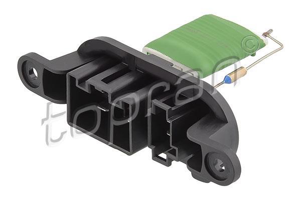 Résistance, pulseur d'air habitacle (Élément de commande, chauffage/ventilation) TOPRAN ref. 702 000