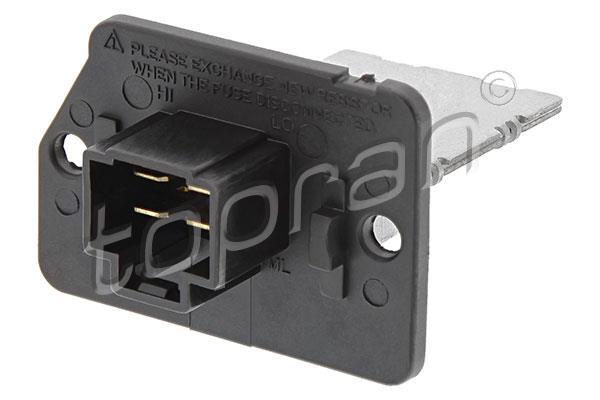 Resistência, ventilador de ar da cabina TOPRAN ref. 821 223