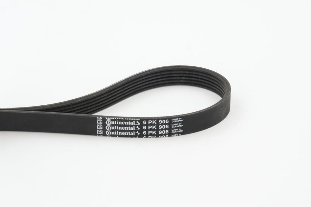 Courroie trapézoïdale à nervures CONTITECH 6PK906